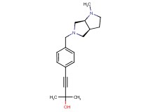 2-methyl-4-(4-{[(3aS,6aS)-1-methylhexahydropyrrolo[3,4-b]pyrrol-5(1H)-yl]methyl}phenyl)but-3-yn-2-ol
