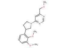 4-[3-(2,3-dimethoxyphenyl)pyrrolidin-1-yl]-6-(methoxymethyl)pyrimidine