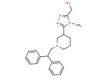 {5-[1-(2,2-diphenylethyl)piperidin-3-yl]-4-methyl-4H-1,2,4-triazol-3-yl}methanol