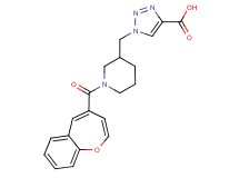 1-{[1-(1-benzoxepin-4-ylcarbonyl)piperidin-3-yl]methyl}-1H-1,2,3-triazole-4-carboxylic acid