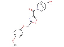 (3-endo)-8-({2-[(4-methoxyphenoxy)methyl]-1,3-oxazol-4-yl}carbonyl)-8-azabicyclo[3.2.1]octan-3-ol