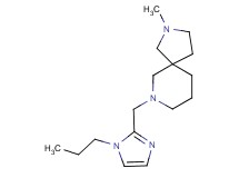 2-methyl-7-[(1-propyl-1H-imidazol-2-yl)methyl]-2,7-diazaspiro[4.5]decane