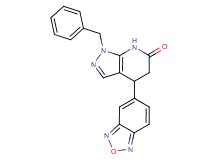4-(2,1,3-benzoxadiazol-5-yl)-1-benzyl-1,4,5,7-tetrahydro-6H-pyrazolo[3,4-b]pyridin-6-one