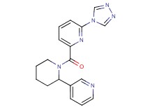 2-[(2-pyridin-3-ylpiperidin-1-yl)carbonyl]-6-(4H-1,2,4-triazol-4-yl)pyridine