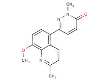 6-(8-methoxy-2-methylquinolin-5-yl)-2-methylpyridazin-3(2H)-one
