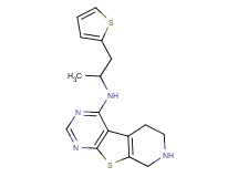 N-[1-methyl-2-(2-thienyl)ethyl]-5,6,7,8-tetrahydropyrido[4',3':4,5]thieno[2,3-d]pyrimidin-4-amine dihydrochloride