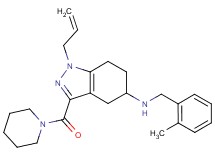 1-allyl-N-(2-methylbenzyl)-3-(1-piperidinylcarbonyl)-4,5,6,7-tetrahydro-1H-indazol-5-amine