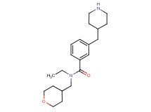 N-ethyl-3-(4-piperidinylmethyl)-N-(tetrahydro-2H-pyran-4-ylmethyl)benzamide