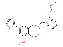 4-[2-(allyloxy)benzyl]-7-(2-thienyl)-2,3,4,5-tetrahydro-1,4-benzoxazepin-9-ol