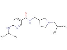 N-[(1-isobutyl-3-pyrrolidinyl)methyl]-6-(isopropylamino)nicotinamide