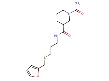 N~3~-{3-[(2-furylmethyl)thio]propyl}piperidine-1,3-dicarboxamide