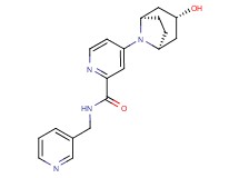 4-[(3-endo)-3-hydroxy-8-azabicyclo[3.2.1]oct-8-yl]-N-(3-pyridinylmethyl)-2-pyridinecarboxamide