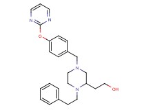 2-{1-(2-phenylethyl)-4-[4-(2-pyrimidinyloxy)benzyl]-2-piperazinyl}ethanol