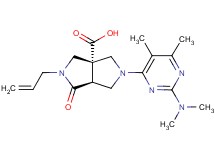 (3aS*,6aS*)-2-allyl-5-[2-(dimethylamino)-5,6-dimethylpyrimidin-4-yl]-1-oxohexahydropyrrolo[3,4-c]pyrrole-3a(1H)-carboxylic acid