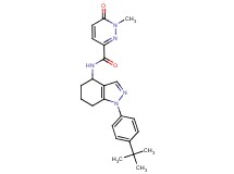 N-[1-(4-tert-butylphenyl)-4,5,6,7-tetrahydro-1H-indazol-4-yl]-1-methyl-6-oxo-1,6-dihydro-3-pyridazinecarboxamide