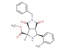methyl (1R*,3S*,3aR*,6aS*)-5-benzyl-3-(2-methylphenyl)-4,6-dioxooctahydropyrrolo[3,4-c]pyrrole-1-carboxylate