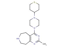 2-methyl-4-[4-(tetrahydro-2H-thiopyran-4-yl)-1-piperazinyl]-6,7,8,9-tetrahydro-5H-pyrimido[4,5-d]azepine dihydrochloride