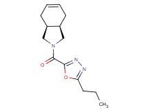 (3aR*,7aS*)-2-[(5-propyl-1,3,4-oxadiazol-2-yl)carbonyl]-2,3,3a,4,7,7a-hexahydro-1H-isoindole