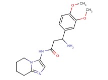 3-amino-3-(3,4-dimethoxyphenyl)-N-(5,6,7,8-tetrahydroimidazo[1,2-a]pyridin-3-yl)propanamide dihydrochloride