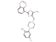 1-(5-chloro-2-methylphenyl)-4-{[2-(2,3-dimethoxyphenyl)-5-methyl-1,3-oxazol-4-yl]methyl}piperazine