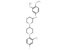 N-(3,4-dimethoxyphenyl)-1'-(4-fluoro-2-methylphenyl)-1,4'-bipiperidin-3-amine