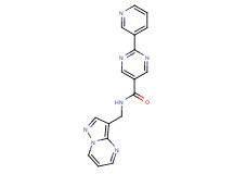 N-(pyrazolo[1,5-a]pyrimidin-3-ylmethyl)-2-(3-pyridinyl)-5-pyrimidinecarboxamide