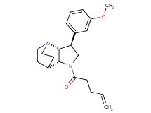 (3S*,3aR*,7aR*)-3-(3-methoxyphenyl)-1-pent-4-enoyloctahydro-4,7-ethanopyrrolo[3,2-b]pyridine