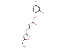 2-(2,4-dichlorophenoxy)-N-[2-(5-ethyl-1,2,4-oxadiazol-3-yl)ethyl]acetamide