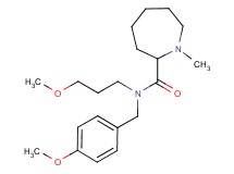 N-(4-methoxybenzyl)-N-(3-methoxypropyl)-1-methyl-2-azepanecarboxamide