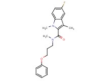 5-fluoro-N,1,3-trimethyl-N-(3-phenoxypropyl)-1H-indole-2-carboxamide