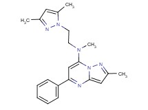 N-[2-(3,5-dimethyl-1H-pyrazol-1-yl)ethyl]-N,2-dimethyl-5-phenylpyrazolo[1,5-a]pyrimidin-7-amine