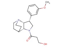 3-[(3R*,3aR*,7aR*)-3-(3-methoxyphenyl)hexahydro-4,7-ethanopyrrolo[3,2-b]pyridin-1(2H)-yl]-3-oxopropan-1-ol