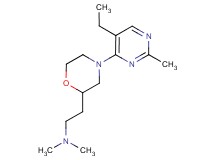 2-[4-(5-ethyl-2-methyl-4-pyrimidinyl)-2-morpholinyl]-N,N-dimethylethanamine