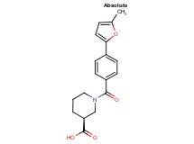 (3S)-1-[4-(5-methyl-2-furyl)benzoyl]piperidine-3-carboxylic acid