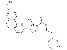 N-[2-(diethylamino)ethyl]-1-(8-methoxy-5,6-dihydrobenzo[h]quinazolin-2-yl)-5-methyl-1H-pyrazole-4-carboxamide