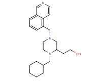 2-[1-(cyclohexylmethyl)-4-(5-isoquinolinylmethyl)-2-piperazinyl]ethanol