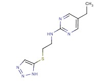 5-ethyl-N-[2-(1H-1,2,3-triazol-5-ylthio)ethyl]pyrimidin-2-amine
