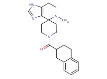 5-methyl-1'-(1,2,3,4-tetrahydronaphthalen-2-ylcarbonyl)-1,5,6,7-tetrahydrospiro[imidazo[4,5-c]pyridine-4,4'-piperidine]