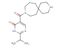 5-(3,9-diazaspiro[5.6]dodec-9-ylcarbonyl)-2-isopropyl-4(3H)-pyrimidinone hydrochloride