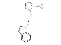 1-[3-(2-cyclopropyl-1H-imidazol-1-yl)propyl]-1H-indole