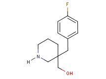[3-(4-fluorobenzyl)-3-piperidinyl]methanol hydrochloride