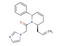 (2R*,6S*)-2-allyl-1-(1H-imidazol-1-ylacetyl)-6-phenyl-1,2,3,6-tetrahydropyridine