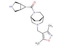(1S*,5R*)-6-[(1R*,5S*,6r)-3-azabicyclo[3.1.0]hex-6-ylcarbonyl]-3-[(3,5-dimethyl-4-isoxazolyl)methyl]-3,6-diazabicyclo[3.2.2]nonane