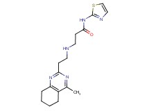 3-{[2-(4-methyl-5,6,7,8-tetrahydroquinazolin-2-yl)ethyl]amino}-N-1,3-thiazol-2-ylpropanamide