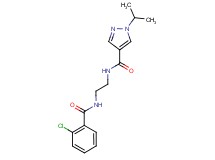 N-{2-[(2-chlorobenzoyl)amino]ethyl}-1-isopropyl-1H-pyrazole-4-carboxamide