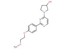 1-{2-[4-(2-methoxyethoxy)phenyl]pyrimidin-4-yl}pyrrolidin-3-ol