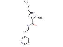 1-methyl-3-propyl-N-[2-(3-pyridinyl)ethyl]-1H-pyrazole-5-carboxamide