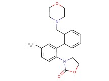 3-[5-methyl-2'-(morpholin-4-ylmethyl)biphenyl-2-yl]-1,3-oxazolidin-2-one
