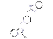 2-({1-[(3-methylimidazo[1,5-a]pyridin-1-yl)methyl]-3-piperidinyl}methyl)-1H-benzimidazole