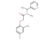 2-(4-chloro-2-methylphenoxy)-N-methyl-N-(1-pyridin-3-ylethyl)acetamide